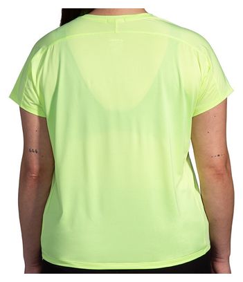 Brooks Sprint Free Run 2.0 Yellow Women's Short Sleeve Jersey