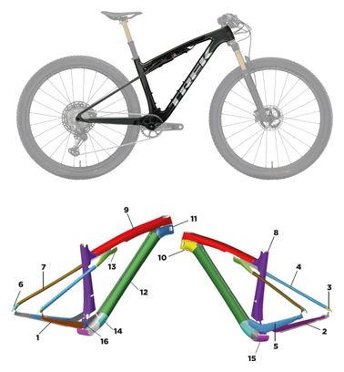 Trek Supercaliber Gen2 -2023 - L - Mat