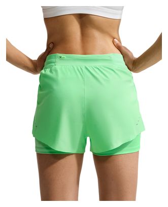 Short 2-en-1 Nike Swift Vert Femme