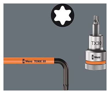 Wera bent wrenches for TORX screws® 