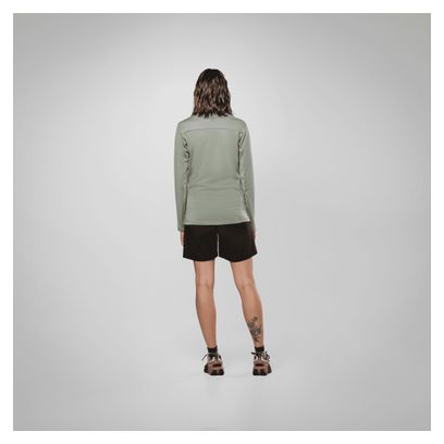 Polar Salewa Puez Cammino 1/2 Zip Verde Donna