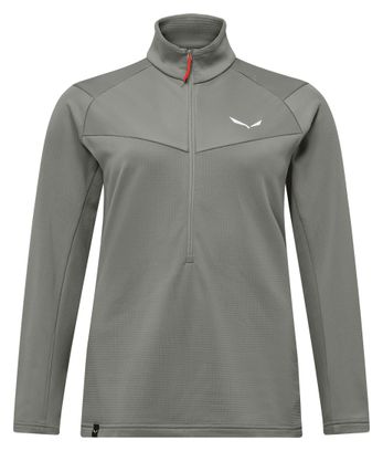 Polar Salewa Puez Cammino 1/2 Zip Verde Donna