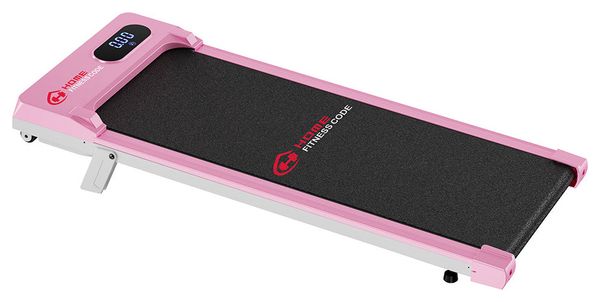 Tapis de marche Fitness T7 compact sous bureau Rose avec tapis