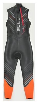Traje de neopreno sin mangas Huub Men's Arayas Negro y Naranja