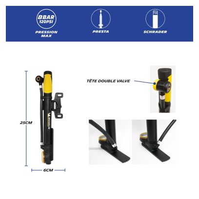 Mini Pump Michelin 2 in 1 Foot / Hand