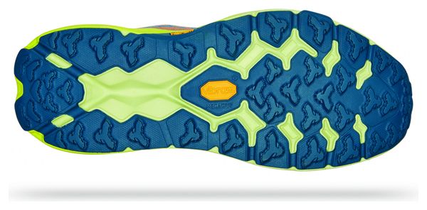 Zapatillas de trail Hoka One One Speedgoat 5 Azul Coral Amarillo