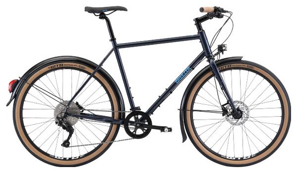 Breezer Doppler Cafe+ City Bike Shimano Deore 10S 650b Blue 2022