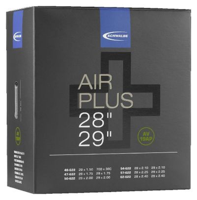 Camera d'aria Schwalbe Air Plus 28''/29'' AV19 Valve Shrader 40 mm