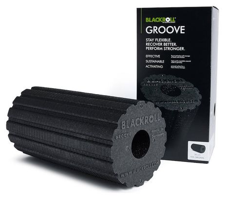 Blackroll Groove Standard Foam Roller Black