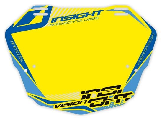 Insight Vision 2 Mini/Cruiser plate Yellow/Blue