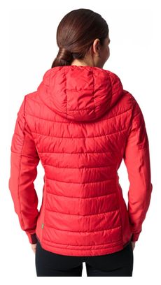 Dames Vaude Elope Hybride Jas Rood