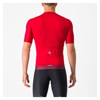 Castelli Espresso Short Sleeve Jersey Red