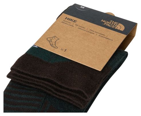 Unisex The North Face Hiking Quarter Socken Schwarz/Grün