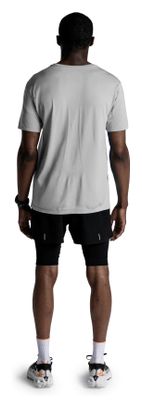 X-Bionic Xceed Run Discover Lauf-T-Shirt, grau, für Herren
