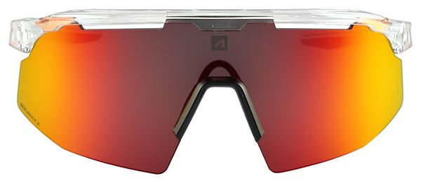 Azr Iseran Crystal Clear/Red Sunglasses Set + Clear Screen