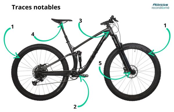 Refurbished Produkt - Mountainbike All-Suspenduced Trek Fuel EX 7 5th Gen. Sram NX Eagle 12V 29' Schwarz 2023