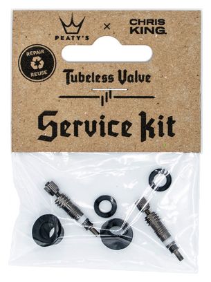 Kit Valves Tubeless Peaty's – Accessoires Noir Pour Vélo