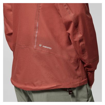 Chaqueta impermeable Salewa Pedroc 2 Powertex 2.5L roja para mujer