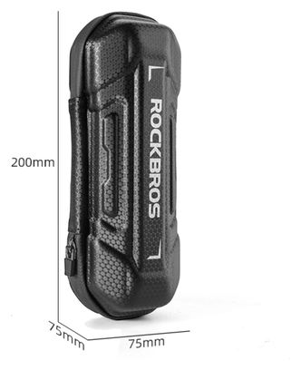 Sacoche de vélo Rockbros pour porte-bidon - Noir