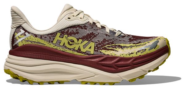 Hoka Stinson 7 Scarpe da trail da donna rosso/giallo