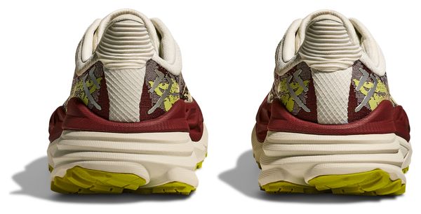 Hoka Stinson 7 Scarpe da trail da donna rosso/giallo