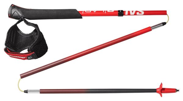 Bâtons de trail Salomon S/Lab Ultra Carbon Rouge/Noir