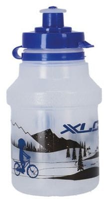 Xlc wb-k07 bidon enfant 350 ml bleu/transparent