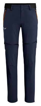 Pantalon Salewa Pedroc Durastrech Zip-Off Bleu Marine