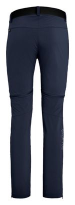Pantaloni con zip Salewa Pedroc Durastrech blu navy