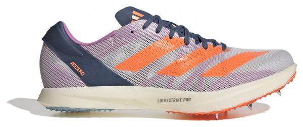 Zapatilla de atletismo adidas adizero Aventi Azul Naranja Violeta Unisex
