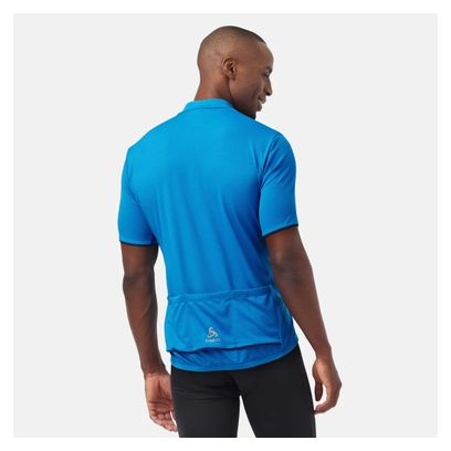 Maglia a manica corta Odlo Essential 1/2 Zip Blu