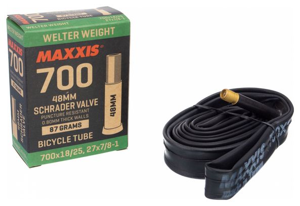 Chambre à Air Maxxis Welter Weight 700 mm Schrader 48 mm