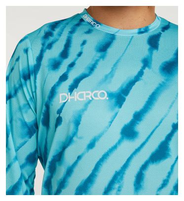 Maillot Manches Longues Dharco Race MSA Bleu Turquoise