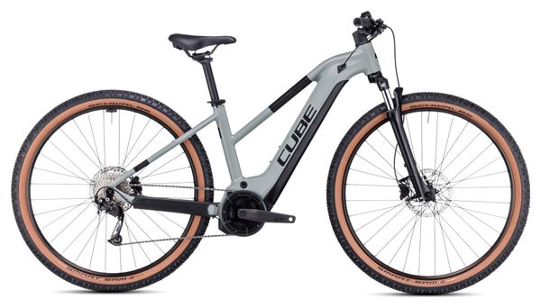 Cube Reaction Hybrid Performance 500 Trapeze Electric Hardtail MTB Shimano Alivio 9S 500 Wh 29'' Swamp Grey Green 2023