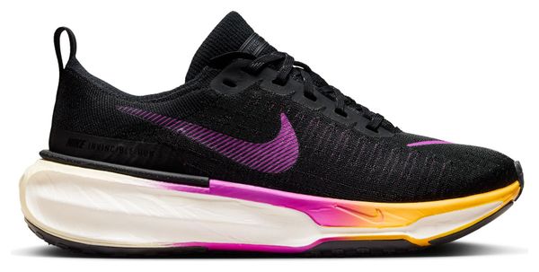 Damen Laufschuhe Nike ZoomX Invincible Run Flyknit 3 Schwarz Violett