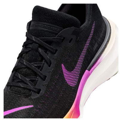 Damen Laufschuhe Nike ZoomX Invincible Run Flyknit 3 Schwarz Violett