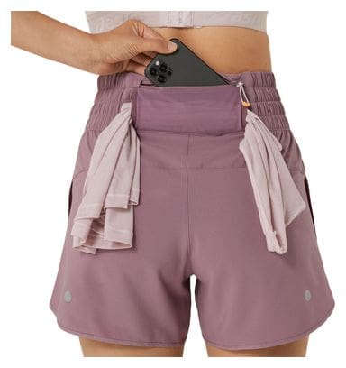 Pantaloncini Asics Nagino 4in Mauve da donna