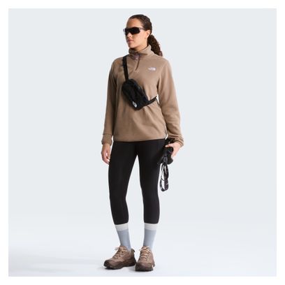 The North Face Glacier 1/4-Zip Fleece, Beige, Women's