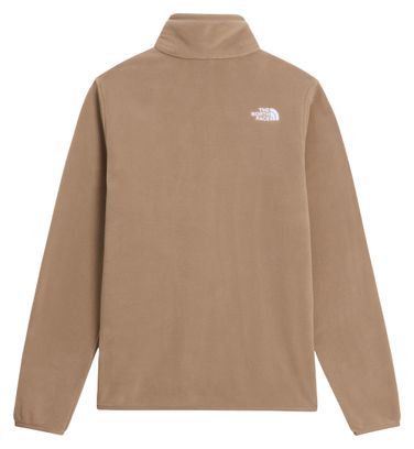 The North Face Glacier 1/4-Zip Fleece, Beige, Women's