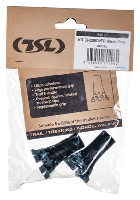 TSL Outdoor Crossover Pole Tip Black/Grey