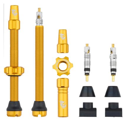 Wolf Tooth Presta Gold Tubeless Valve Kit