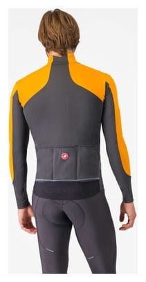Chaqueta de manga larga Castelli Perfetto Air Gris/Naranja