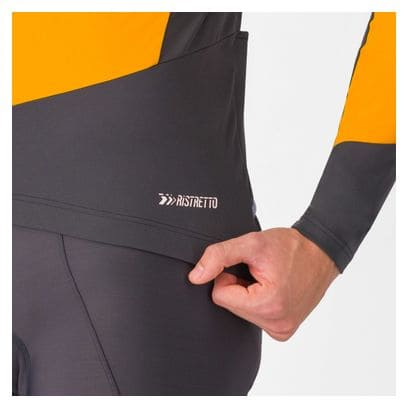 Chaqueta de manga larga Castelli Perfetto Air Gris/Naranja