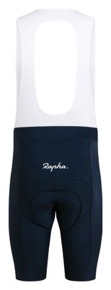 Rapha Core korte fietsbroek met bretels, donkerblauw/wit, heren