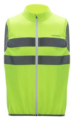 Gilet Réfléchissant en Polyester Veste de Sécurité Nocturne