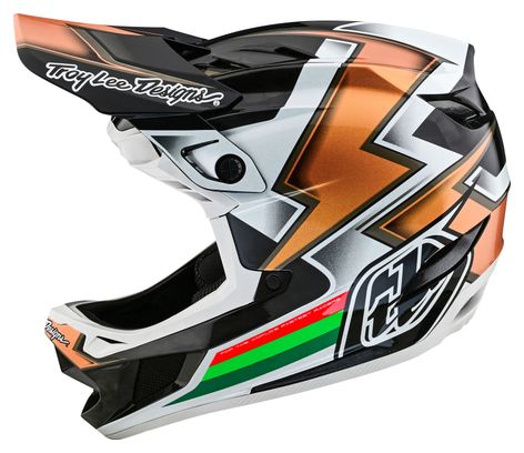 Troy Lee Designs D4 Carbon Full face helmet Black/Orange