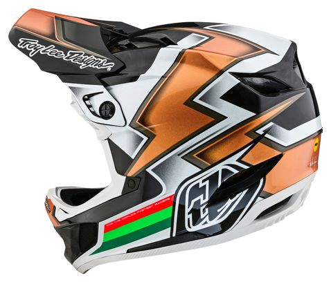 Troy Lee Designs D4 Carbon Full face helmet Black/Orange