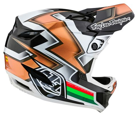 Troy Lee Designs D4 Carbon Full face helmet Black/Orange
