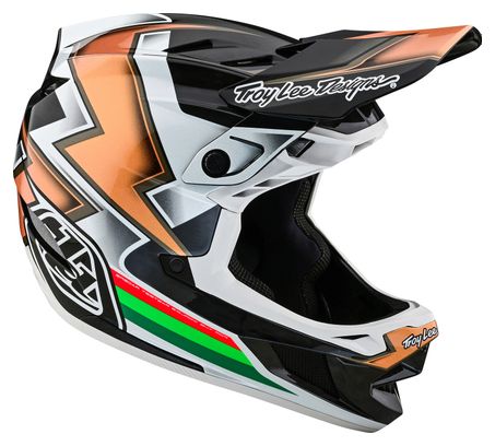 Troy Lee Designs D4 Carbon Full face helmet Black/Orange