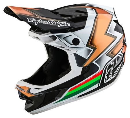 Troy Lee Designs D4 Carbon Full face helmet Black/Orange